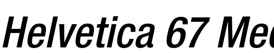 Helvetica 67 Medium Condensed Oblique cкачати шрифт безкоштовно